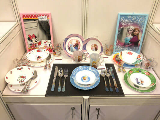 Disney Tableware and Mirror